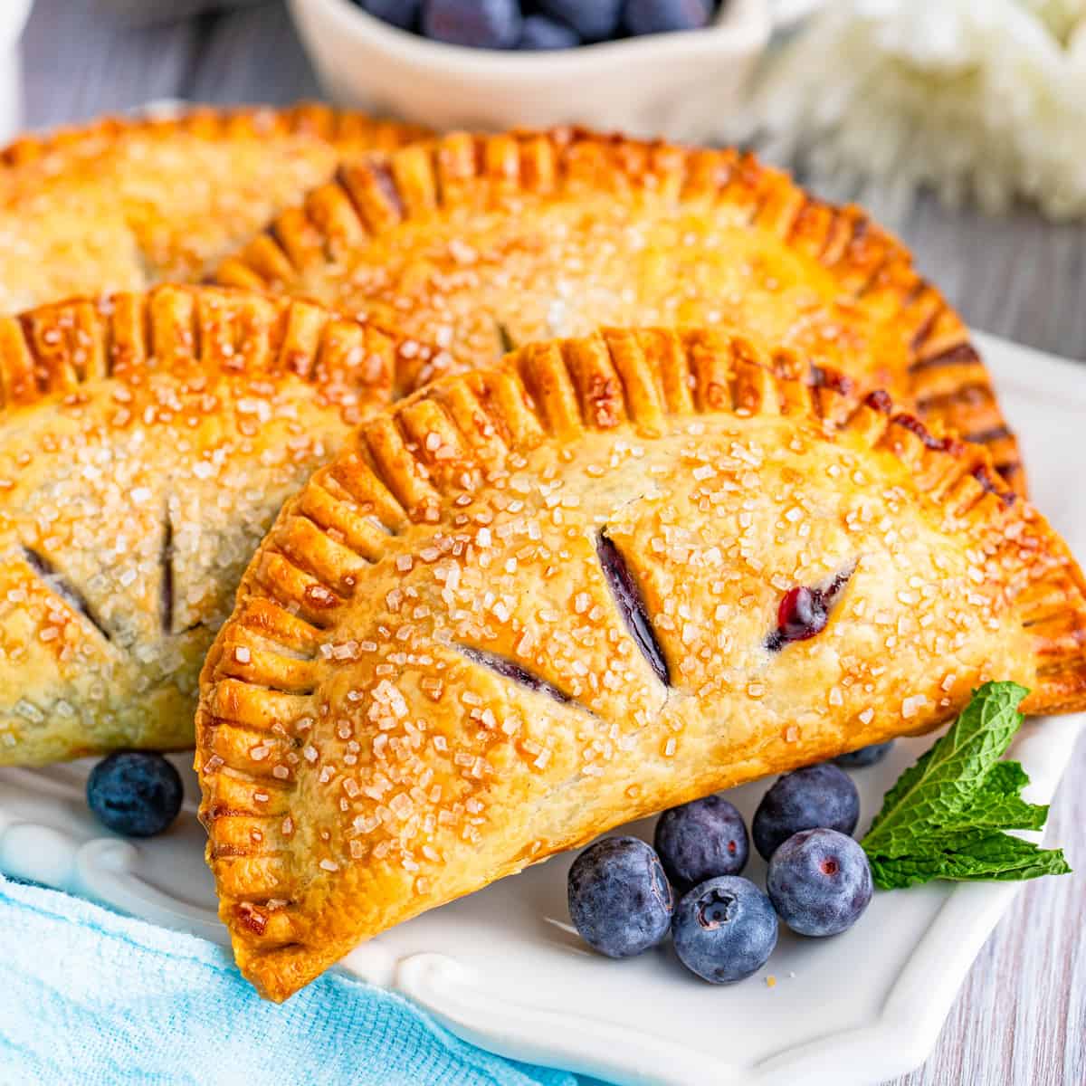 Air Fryer Blueberry Hand Pies - Bakerish