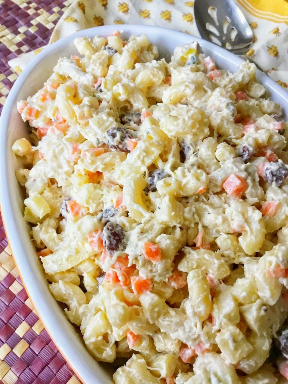 Chicken Macaroni Salad (Filipino-Style) - PinoyBites