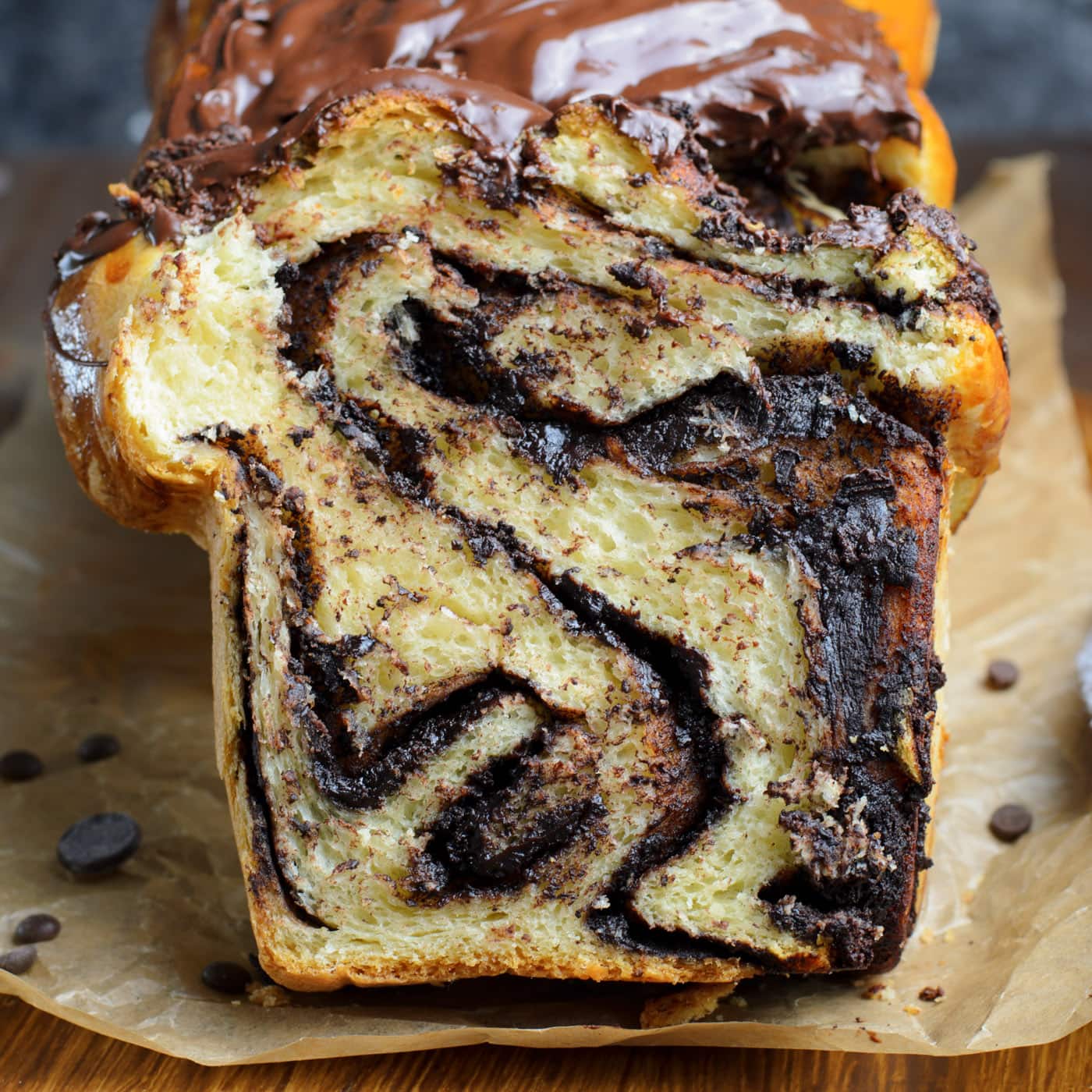 Cinnamon Swirl Babka with Brown Butter Glaze - Joanne Eats Well With Others