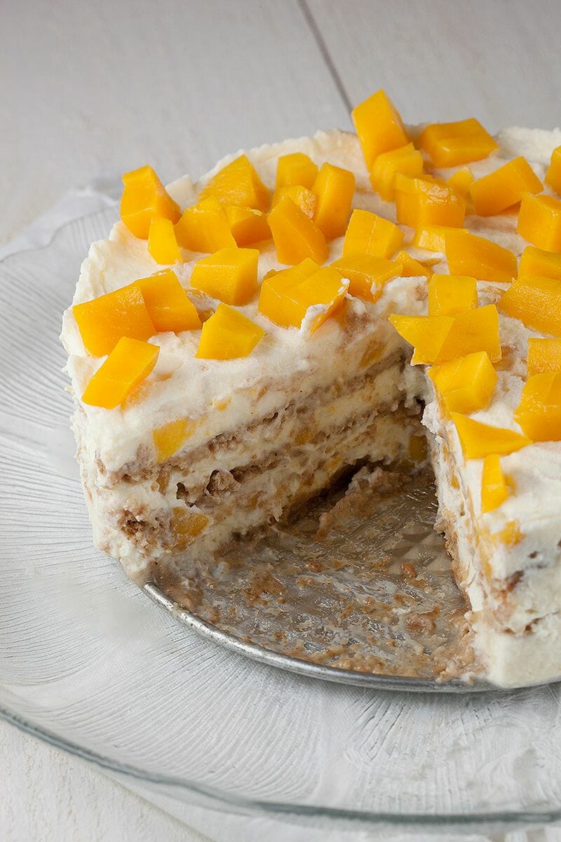 Mango royale icebox cake recipe - Ohmydish