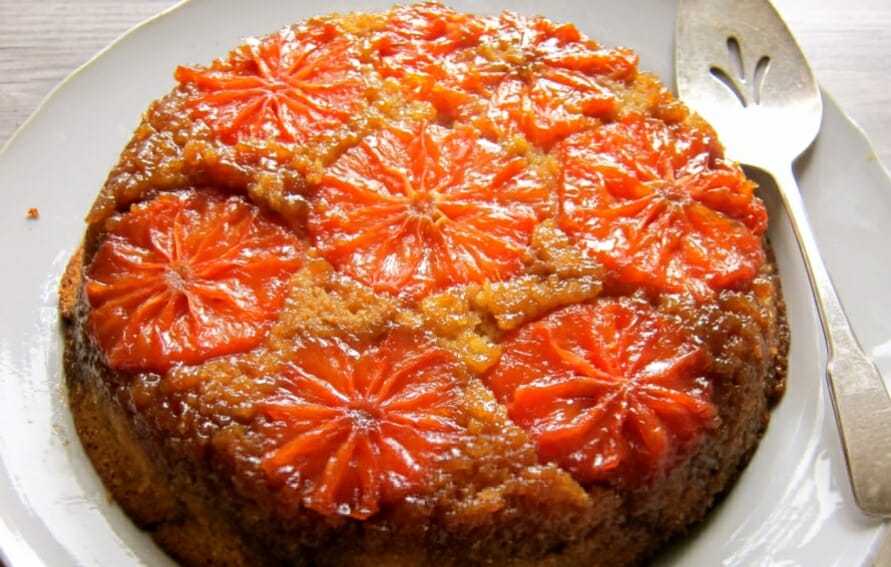 Skillet Grapefruit Upside-Down Cake | Edible Nashville