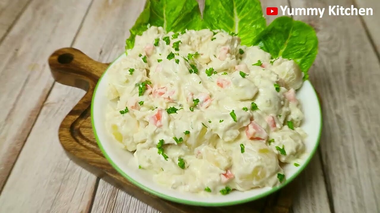 Filipino Chicken Potato Salad - creamy, simple and easy