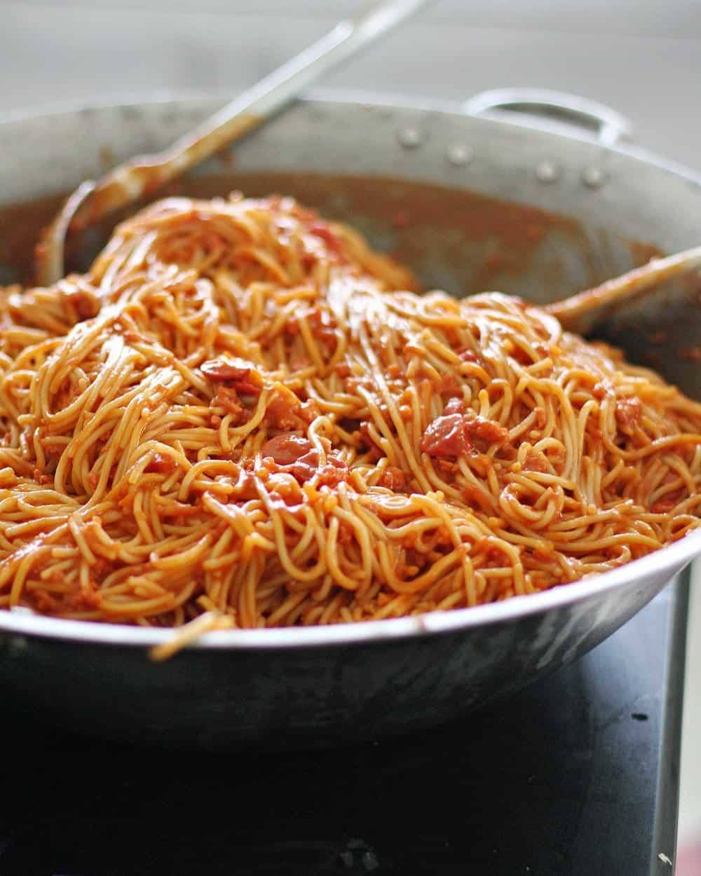 Filipino Spaghetti Recipe - Pinch of Yum