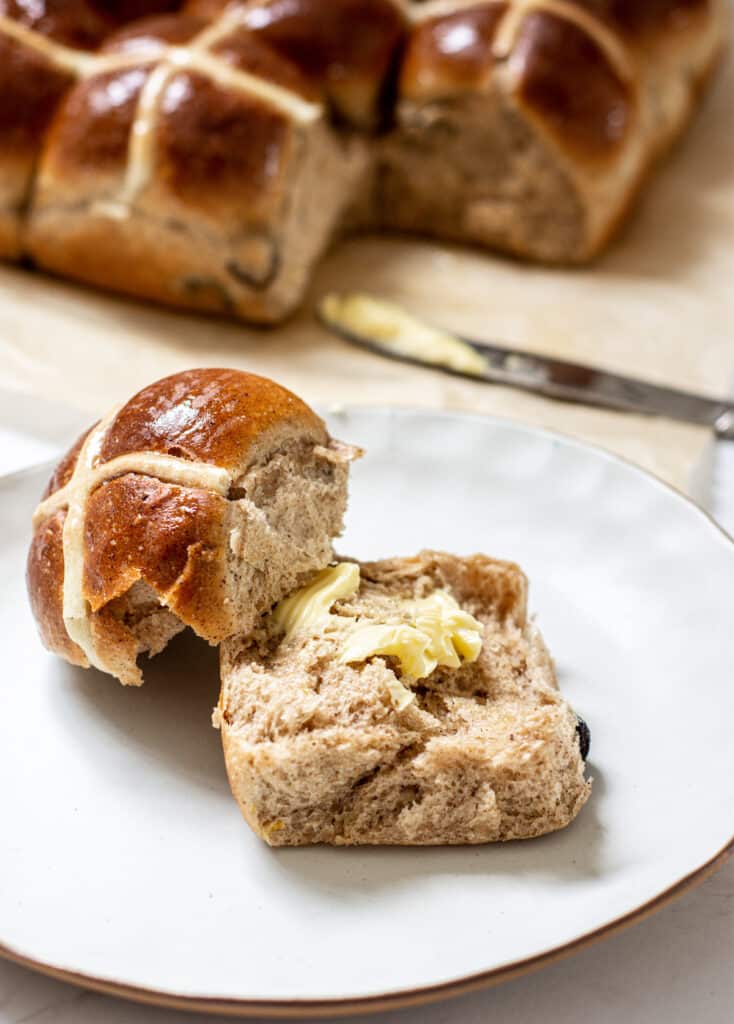The Best Soft Hot Cross Buns Recipe - Baking With Butter